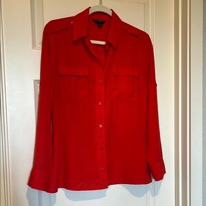 Red Button Down Shirt